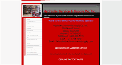 Desktop Screenshot of hydraulicserviceandsupply.com